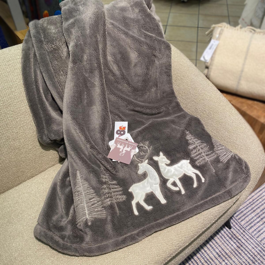 Plaid Morbidotto Sleep Bosco Incantato
