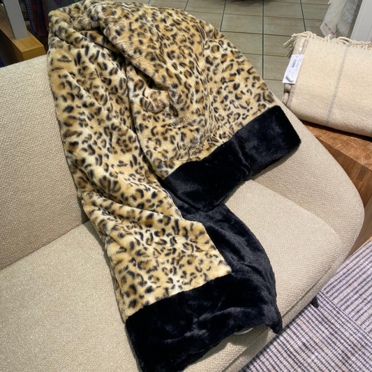 Plaid Chic Safari in pelliccia ecologica 6M35135