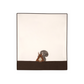 Plaid in pile con ricamo Winter Squirrel 6M35124