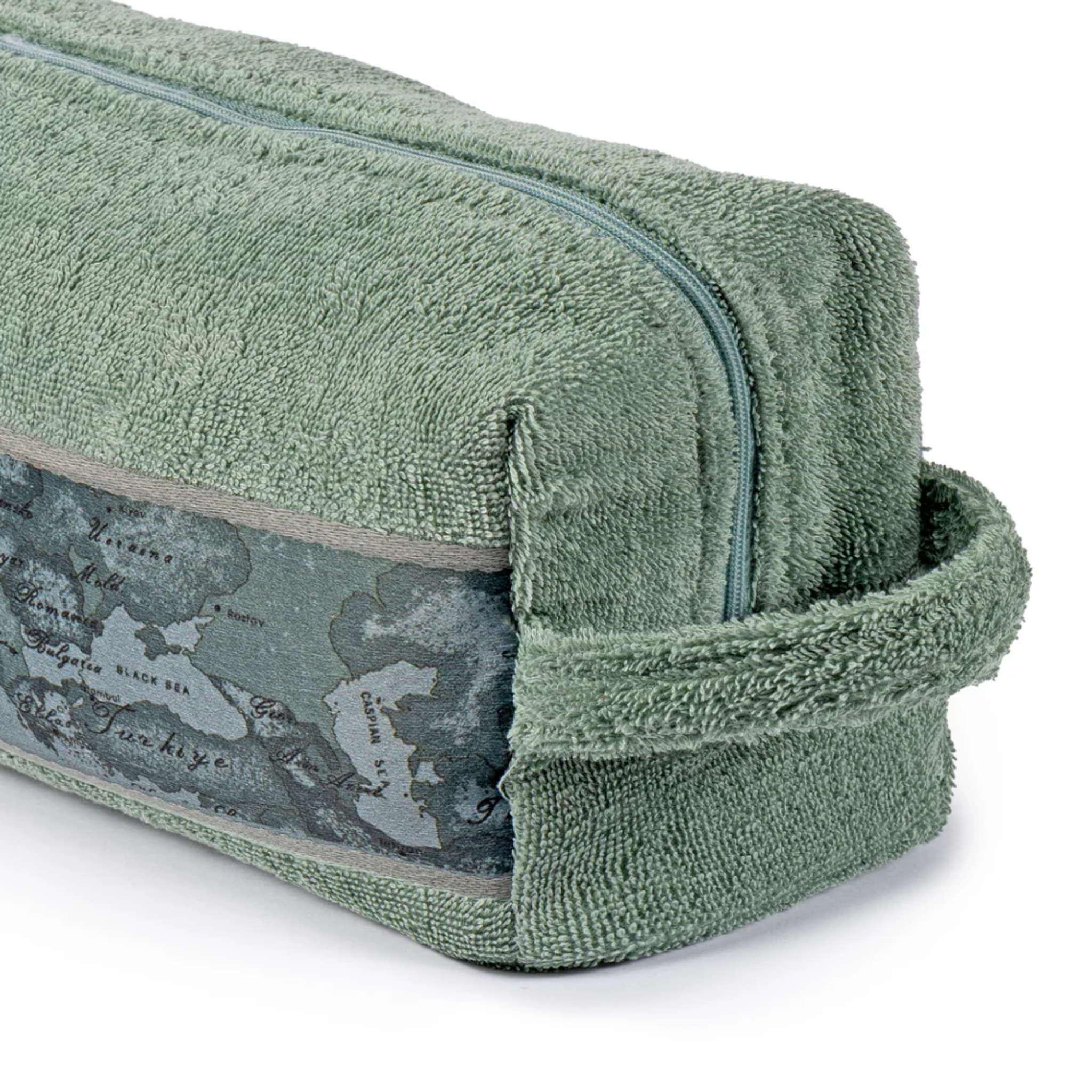 Set Beauty Geo Tartan Green