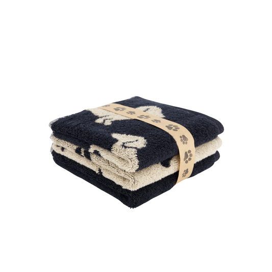 Set 3 Lavette We Love Dogs 6249 100% cotone