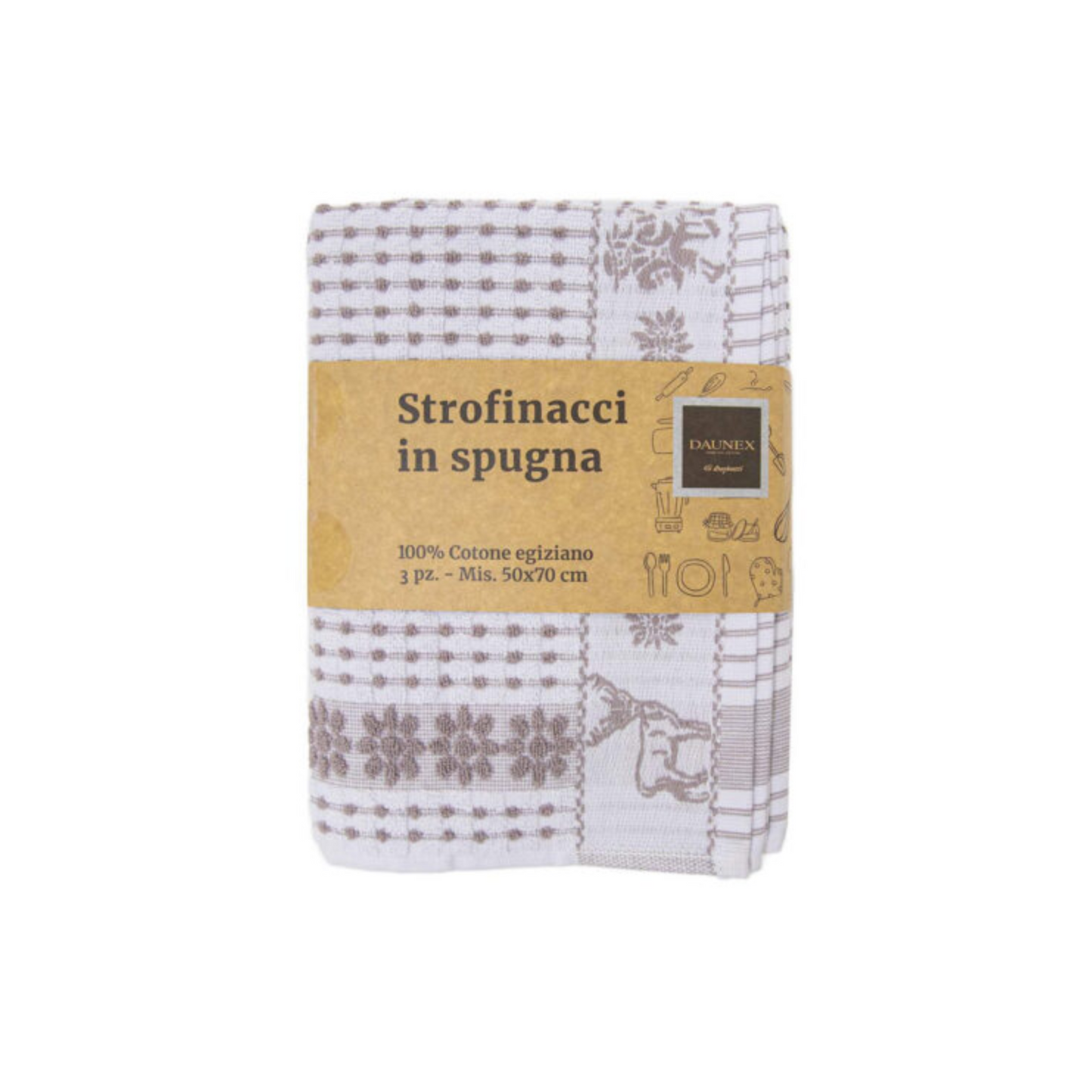 Set 3 Strofinacci Casabella 100% cotone