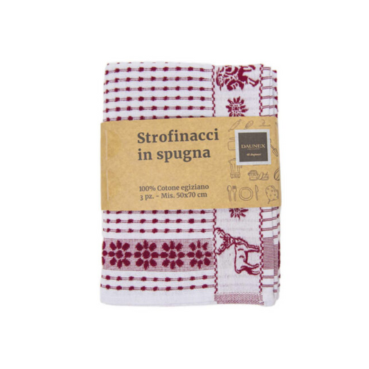 Set 3 Strofinacci Casabella 100% cotone