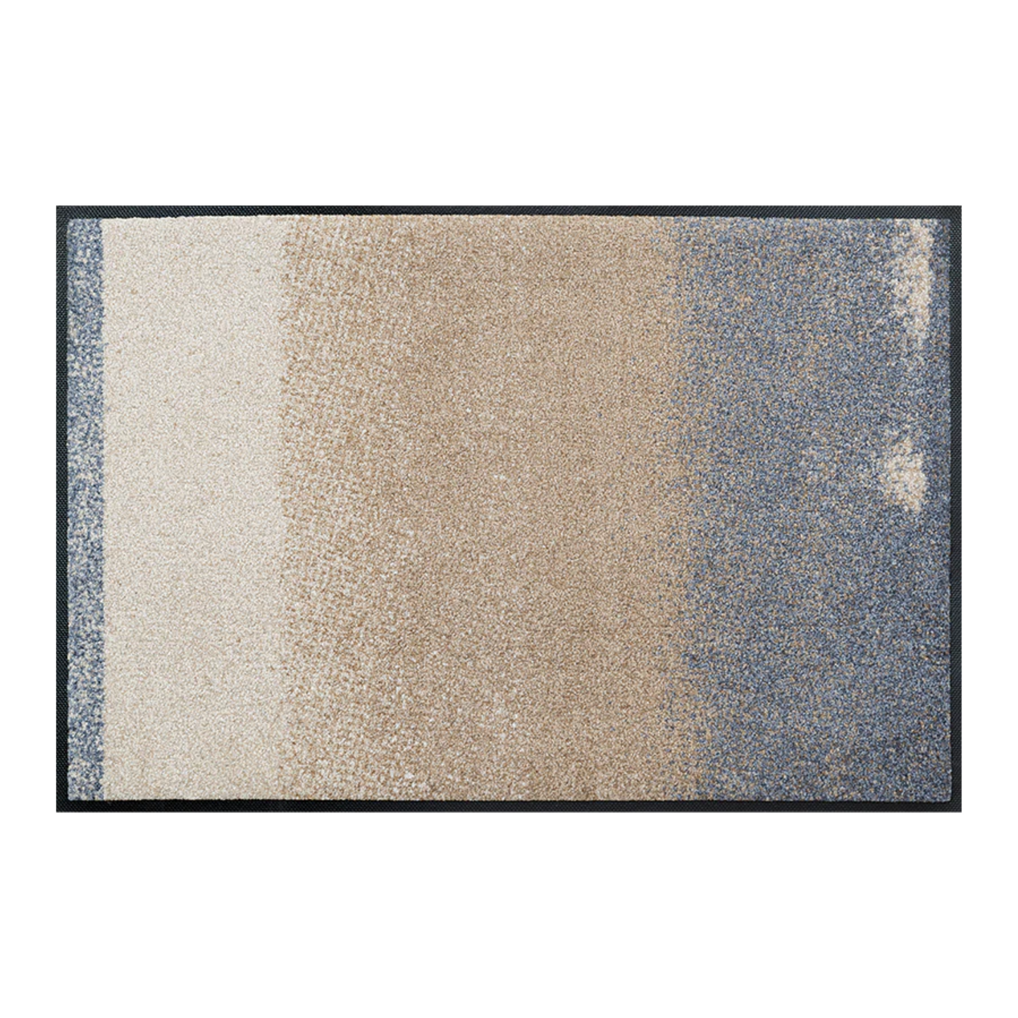 Tappeto antiscivolo Medley Beige Wash+Dry con bordo