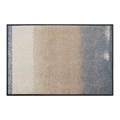 Tappeto antiscivolo Medley Beige Wash+Dry con bordo