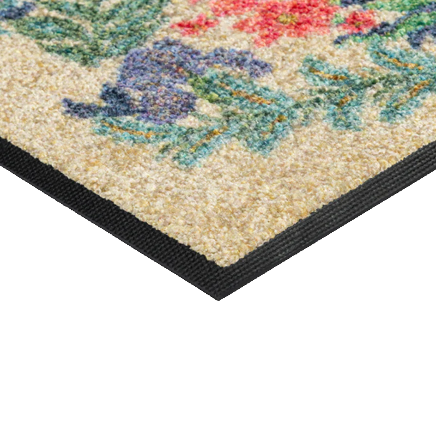 Tappeto antiscivolo Flower Bouquet Daylight Wash+Dry con bordo