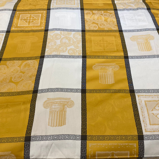 Tovaglia Raso Jacquard Antico Sole Pedersoli Casa