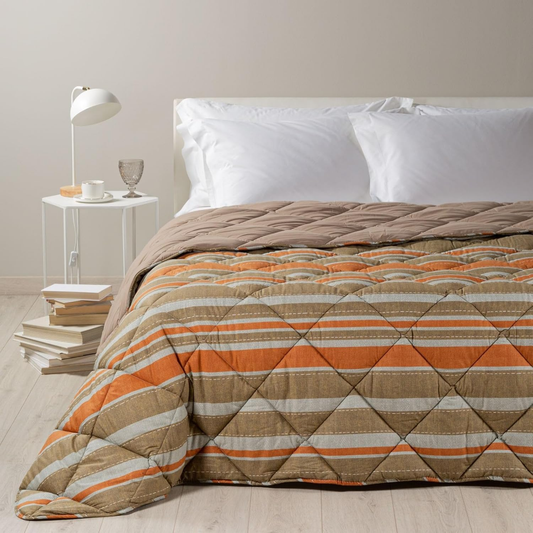 Trapunta Sky Blue Cotone/retro microfibra