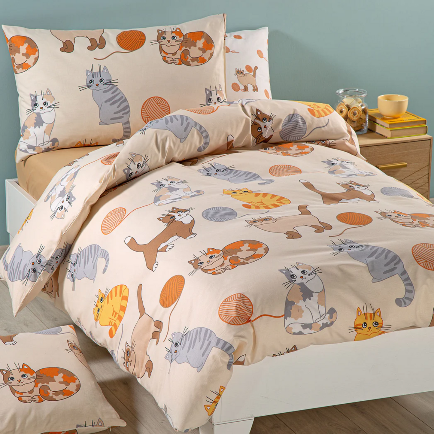 Legerissima Gattini 100% cotone Caleffi Kids