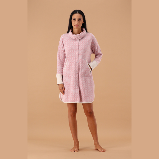 Vestaglia donna manica lunga Mimosa in pelliccia ecologica 6V85048