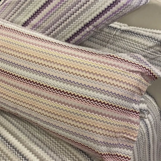 Copripiumino Chevron su misura 100% cotone Pedersoli Casa - Customer's Product with price 99.40 ID O7AFBWrLDAf4Kxr79oWhGEin