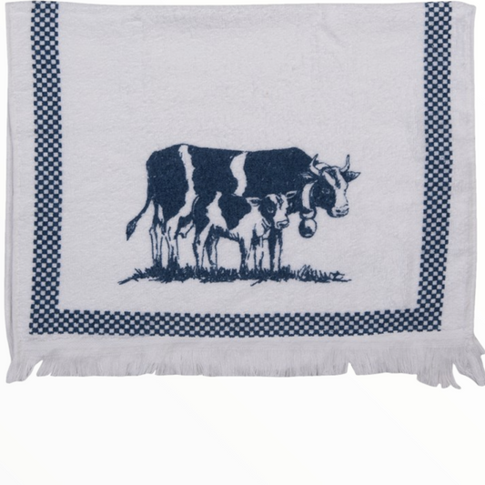 Asciugamano da Cucina Mucca CT019 in Spugna 100% Cotone Clayre & Eef
