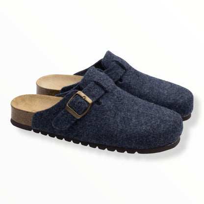 Ciabatta Belt in Feltro di Lana con Plantare Lowenweiss