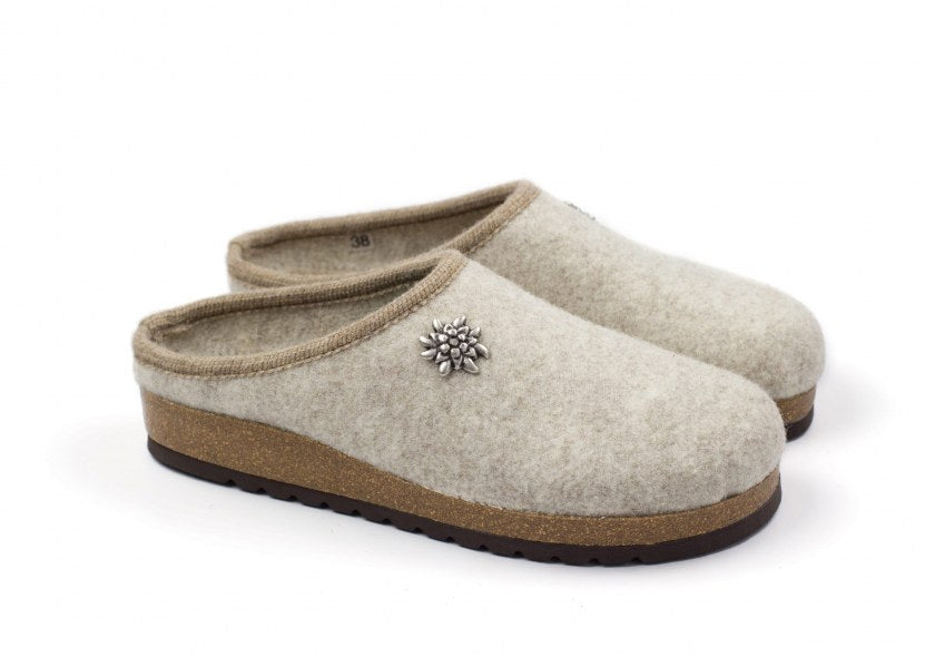 Pantofole Tirolesi Ciabatte Montagna Pantofole Lana Cotta Stella