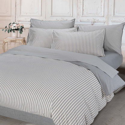 Sacco Copripiumino linea natura tinto filo 100% cotone