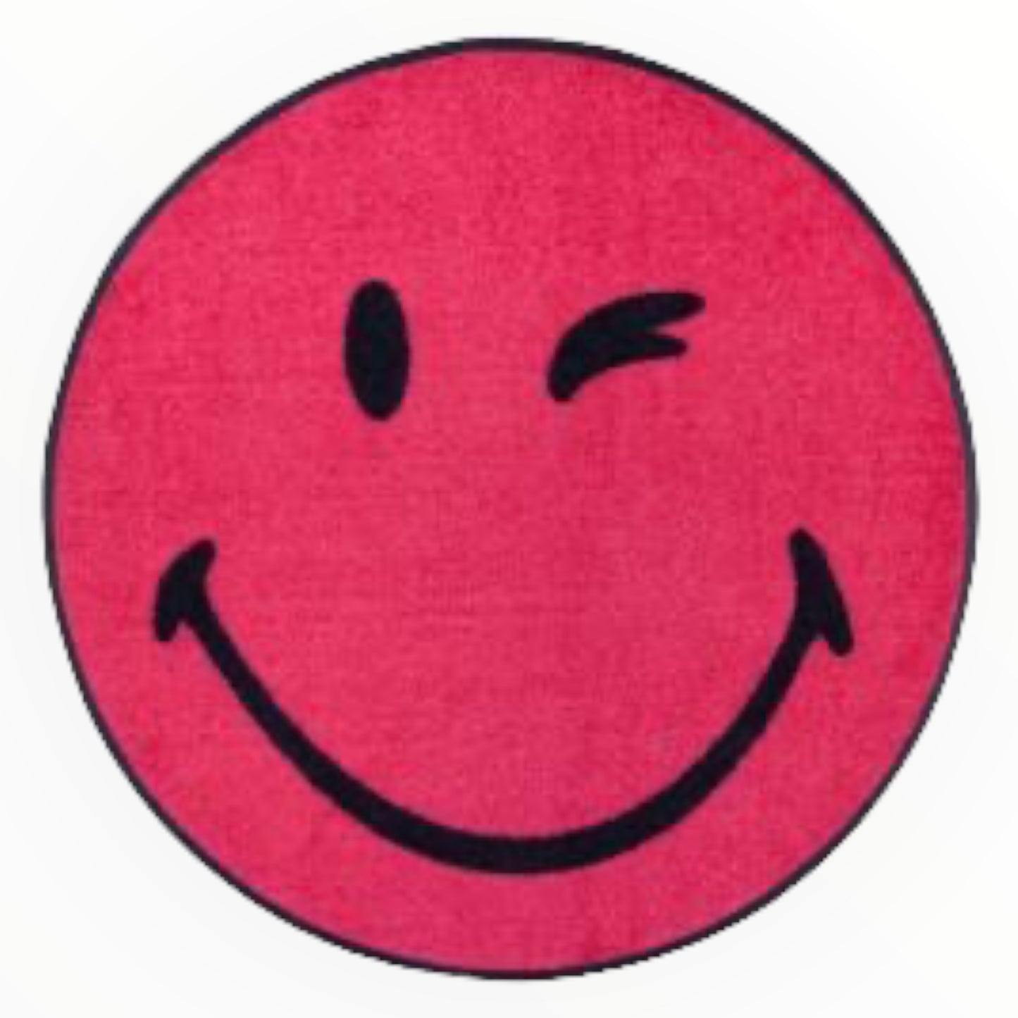 Tappeto antiscivolo Smiley Winky Pink Wash+Dry Design