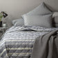 Copriletto Diletto Trapuntato Sky Blu 100% cotone