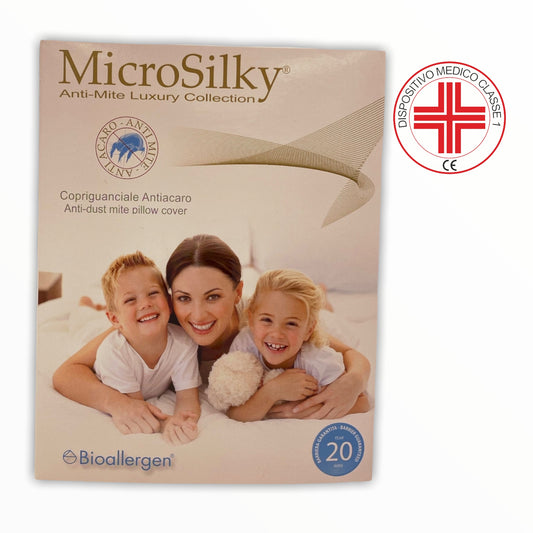 Copriguanciale Antiacaro Microsilky - Disp. Medico cl. 1 - CE Bioallergen